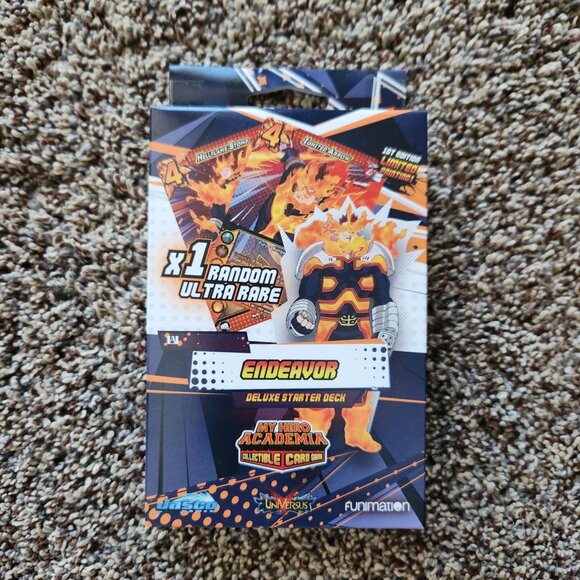 My Hero Academia CCG 1st Edition Endeavor Deluxe Starter Deck - Brand new - Picture 1 of 2